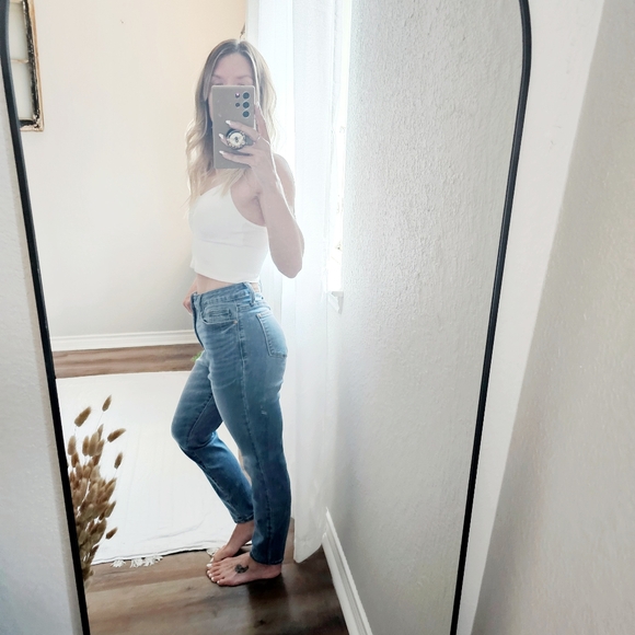 Judy Blue Slim Fit Jeans Size 1(25) No Distressing Straight Skinny Stretch Denim - Picture 7 of 16